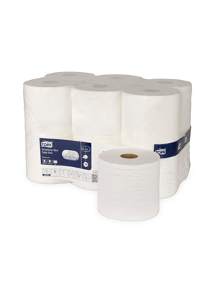  Toilet Paper Roll, Tork Mini Smartone Advanced T9 2 Ply