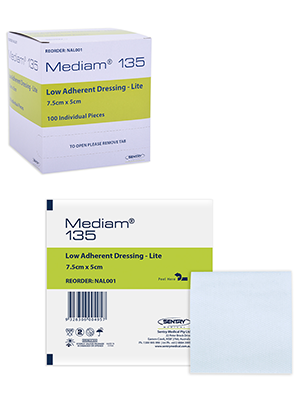 Mediam 135 Low Adherence 7.5 x 5cm