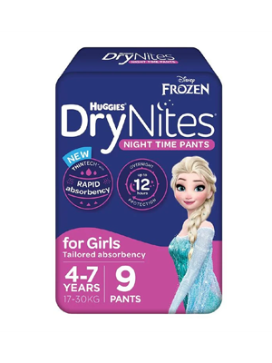 Huggies Dry Nites Girl 4-7