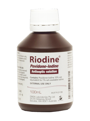 Riodine 10% Sol 100ml (Povidone Iodine)