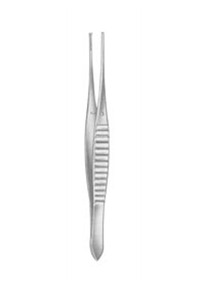 Gillies Tissue Forceps- Half Teeth, 15 cm