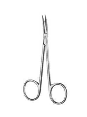 Iris Scissors- SH/SH, Curved, 11.5 cm