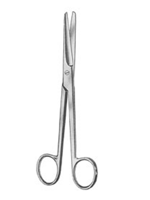 Mayo Operating Scissors Straight Bl/Bl 23cm