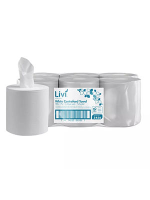 Livi Ess Premium Hand Towel 2Ply Ct 6