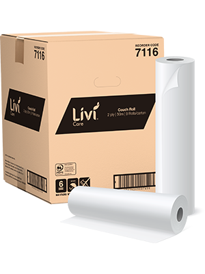 Livi Premium Couch Roll 2ply 50m 135 sheet