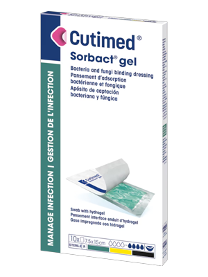 Cutimed Sorbact Gel Sterile 7.5 x 15cm 10s