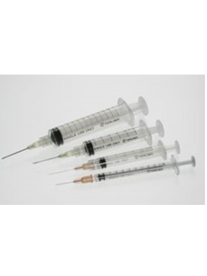 BD Syringe 1ml Luer Slip with Needle 27g x 1/2'' (brown)