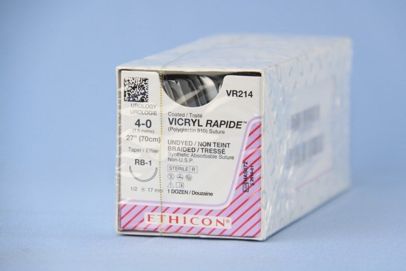 Ethicon Suture Vicryl Rapide 4/0 70cm