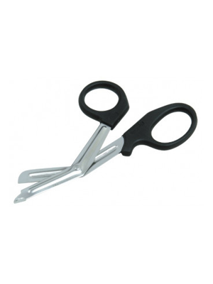 LRI Ward Black Plastic Scissors 18cm