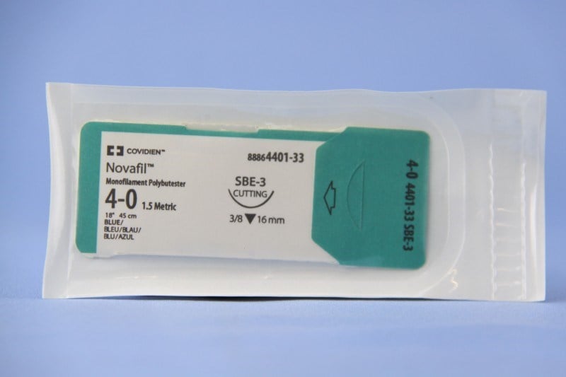 Novafil Suture 4/0 C-14 45cm (blue)