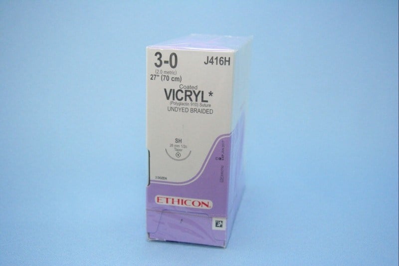 Ethicon Suture Coated Vicryl 3/0 70cm