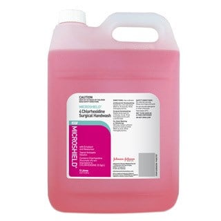 J&J Microshield 4 Handwash with Chlorhexidine 4% 5 Litre