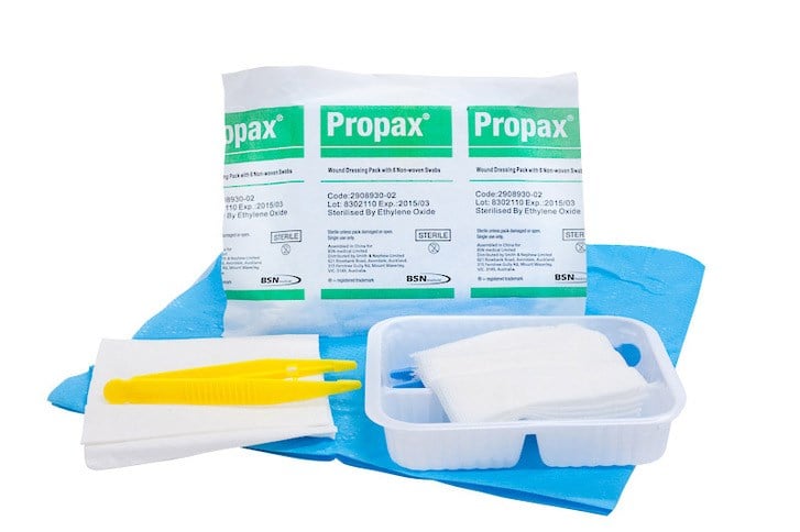 Propax Wound Dressing Pack with Non Woven Swabs