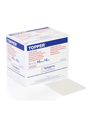 Topper Drain Swabs 10cm x 10cm