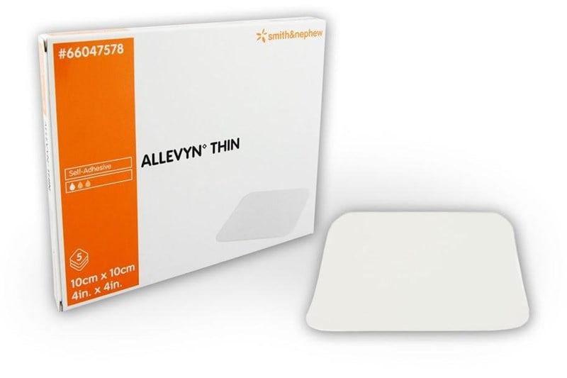 S&N Allevyn Thin Dressing 10x10cm - Pk/5