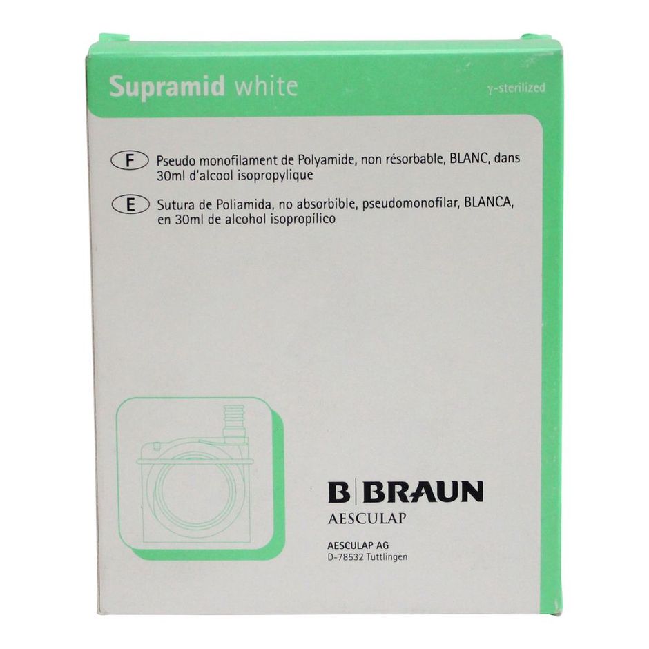 B Braun Supramid USP 3/0 Cassette White 100m