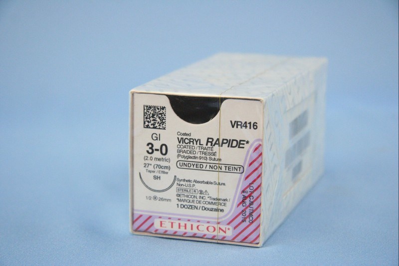 Ethicon Suture Vicryl Rapide 3/0 70cm