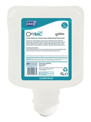 DEB OxyBAC Foam Wash - 1 Ltr