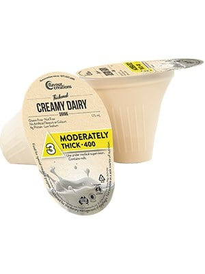 Flavour Creations Creamy Dairy Thickened Drink 175mL Level 3 Moderately Thick - 24 Pack