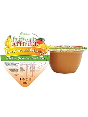 Fruits With Attitude Banana and Mango 110g - 12 Pack