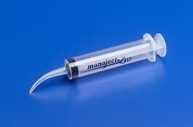 Monoject Curved Tip Syringe