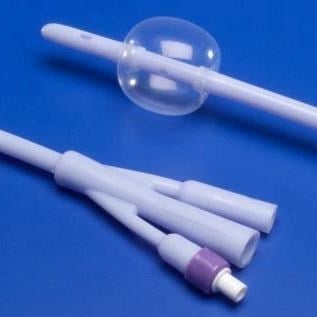 Kendall Argyle 100% Silicone 2 way Foley Catheter 14fg 5cc