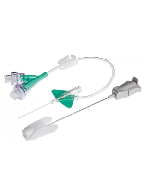 BD Nexiva Closed IV Catheter Dual Port with Cap 18gx 1.25 green