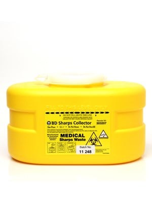 BD Sharps Disposal One-Piece 3.1 Litre