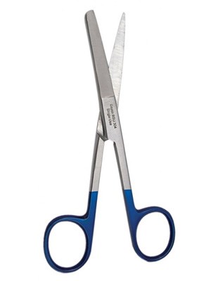 Scissor Single Use Sterile Sharp/Blunt 13cm