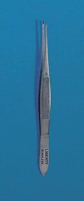 Liberty Iris Graefe Straight 1/2 teeth Forceps 10cm