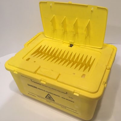 3.0L Sharps Container Re-Lockable Lid