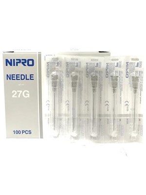 Nipro Needles 27g X 38mm